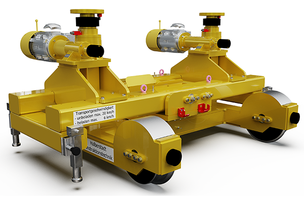 Hydrauliksystem um Wagenkästen anzuheben